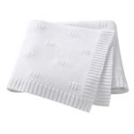 Low MOQ Soft Baby Crochet nitted Keepsake Blanket Mimixiong