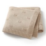Low MOQ Soft Baby Crochet nitted Keepsake Blanket Mimixiong