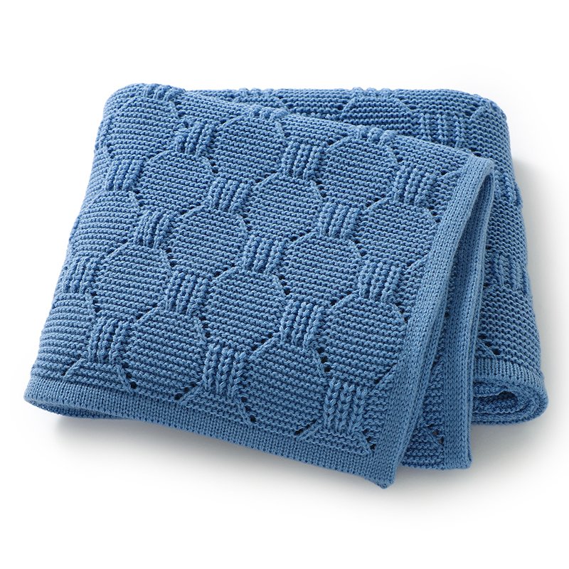 Knitted 100% Acrylic Newborn Baby Blanket Mimixiong