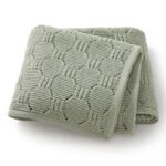 Knitted 100% Acrylic Newborn Baby Blanket Mimixiong