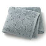 Knitted 100% Acrylic Newborn Baby Blanket Mimixiong