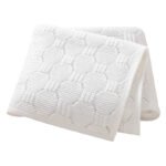 Knitted 100% Acrylic Newborn Baby Blanket Mimixiong