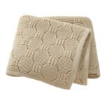 Knitted 100% Acrylic Newborn Baby Blanket Mimixiong