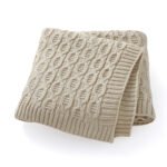 Knitted Newborn Baby Breathable Swaddle Throw Blanket Mimixiong