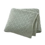 Baby Knitted Super Soft  Baby Bedding Blankets Mimixiong
