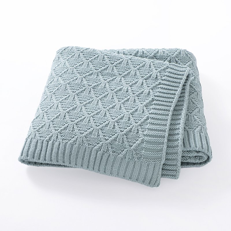 Baby Knitted Super Soft  Baby Bedding Blankets Mimixiong