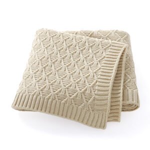 Baby Knitted Super Soft  Baby Bedding Blankets Mimixiong