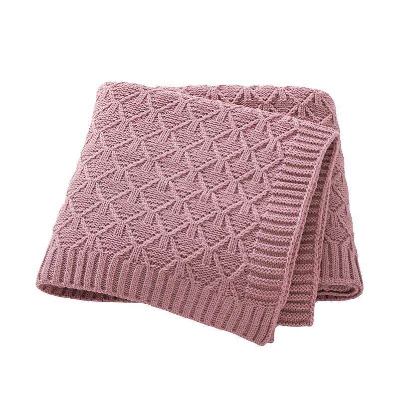 Baby Knitted Super Soft  Baby Bedding Blankets Mimixiong