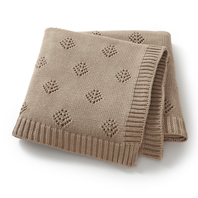 Cotton Yarn Cozy Baby Swaddle Blankets Mimixiong