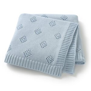 Cotton Yarn Cozy Baby Swaddle Blankets Mimixiong