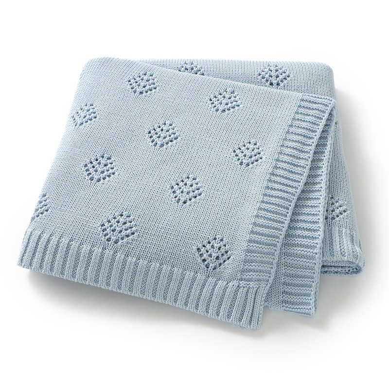 Cotton Yarn Cozy Baby Swaddle Blankets Mimixiong
