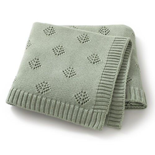 Cotton Yarn Cozy Baby Swaddle Blankets Mimixiong