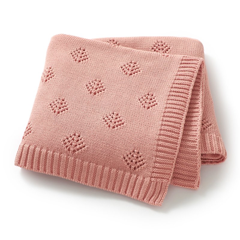 Cotton Yarn Cozy Baby Swaddle Blankets Mimixiong