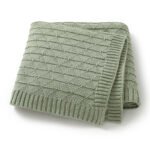 Cotton Solid Color Hollow Out Baby Swaddle Blanket Mimixiong