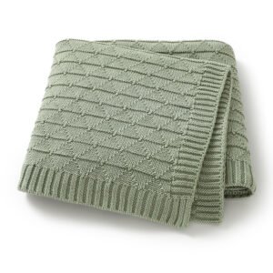 Cotton Solid Color Hollow Out Baby Swaddle Blanket Mimixiong