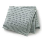Cotton Solid Color Hollow Out Baby Swaddle Blanket Mimixiong
