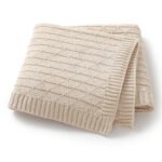 Cotton Solid Color Hollow Out Baby Swaddle Blanket Mimixiong