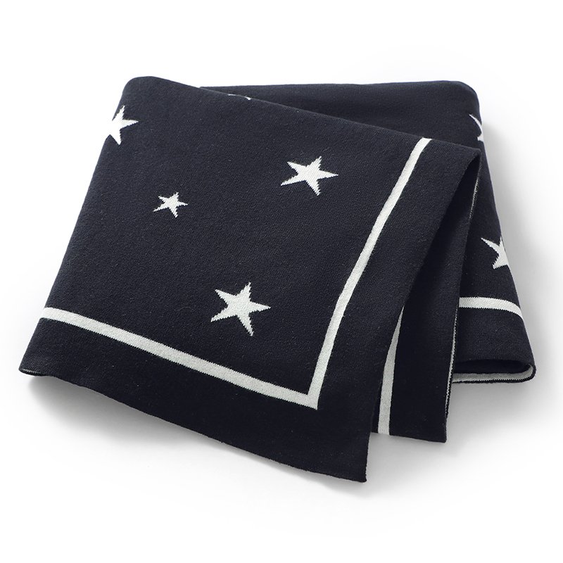 Stars Pattern Cuddly Baby Wrap Towel Swaddle Blankets for Babies Mimixiong