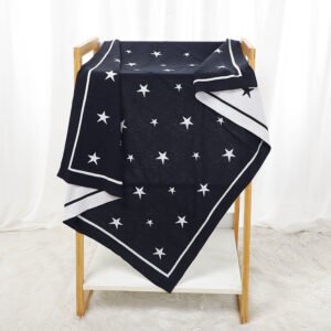Stars Pattern Cuddly Baby Wrap Towel Swaddle Blankets for Babies Mimixiong