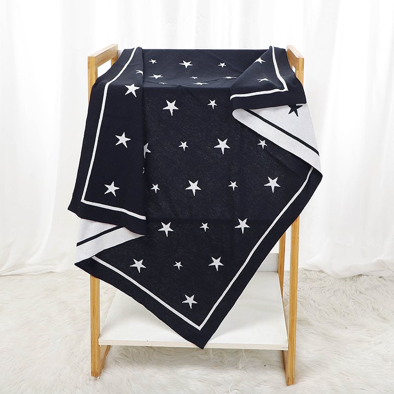 Stars Pattern Cuddly Baby Wrap Towel Swaddle Blankets for Babies Mimixiong