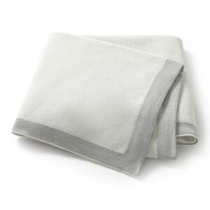 82W2599米白 (1) Cotton Crocheted Baby Bedding Blankets Mimixiong