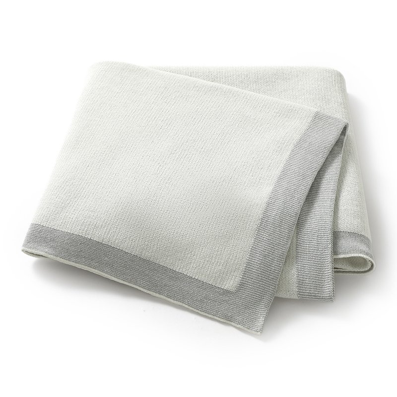 82W2599米白 (1) Cotton Crocheted Baby Bedding Blankets Mimixiong