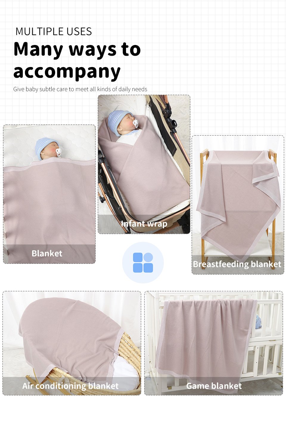 Cotton Crocheted Baby Bedding Blankets Mimixiong 5 82W2599详情英文 04
