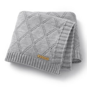 Infant Oeko-tex Swaddle Solid Pattern Throw Blanket Mimixiong