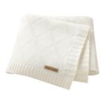 Infant Oeko-tex Swaddle Solid Pattern Throw Blanket Mimixiong