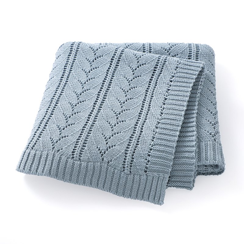 Cotton Knitted Baby Blankets Wholesale Baby Products Mimixiong