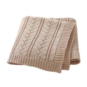 Cotton Knitted Baby Blankets Wholesale Baby Products Mimixiong