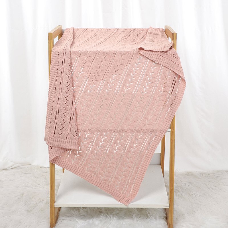 Cotton Knitted Baby Blankets Wholesale Baby Products Mimixiong