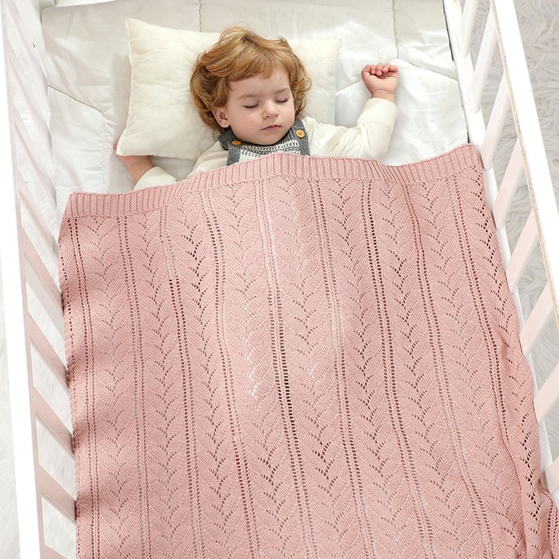 Cotton Knitted Baby Blankets Wholesale Baby Products Mimixiong