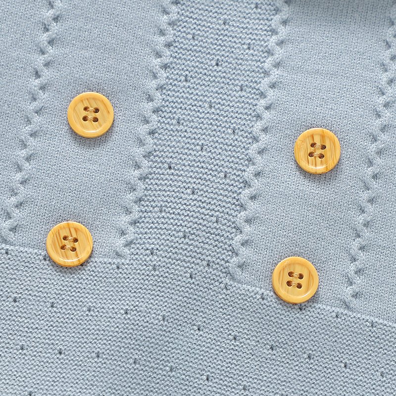 Cute Doll Collar Soft Vintage Short Sleeve Set Mimixiong