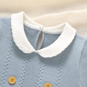 Cute Doll Collar Soft Vintage Short Sleeve Set Mimixiong
