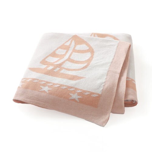 Cotton Knitted Soft Comfortable Baby Blankets Mimixiong