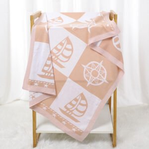 Cotton Knitted Soft Comfortable Baby Blankets Mimixiong