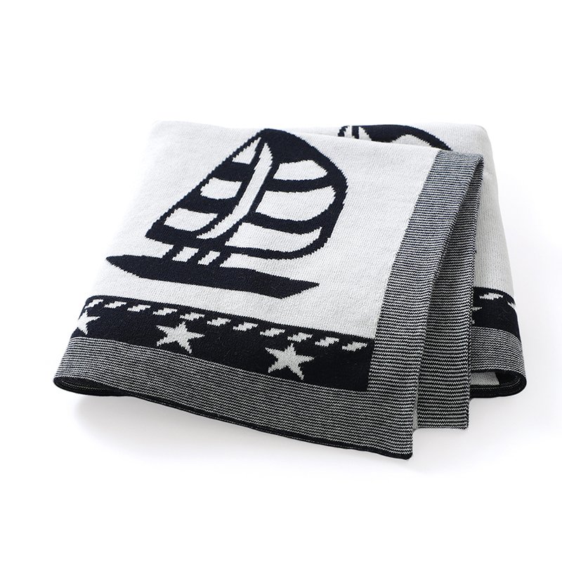 Cotton Knitted Soft Comfortable Baby Blankets Mimixiong