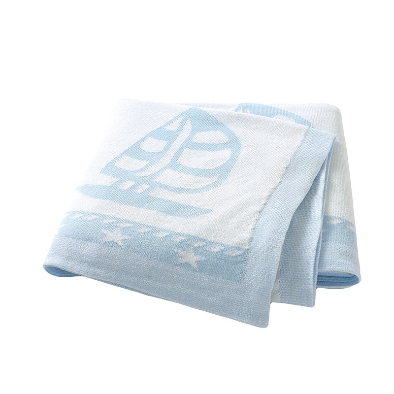 Cotton Knitted Soft Comfortable Baby Blankets Mimixiong