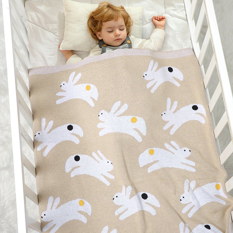 Patterned 100% Cotton Cheap Baby Blankets Mimixiong