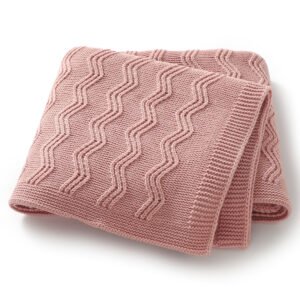 High Quality Wholesale Knitted Baby Blankets Mimixiong