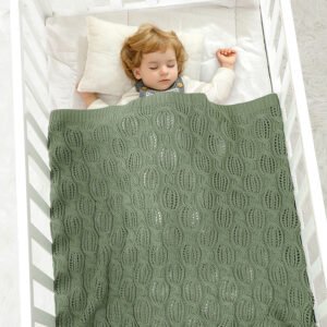 OEKO-TEX Wholesale Twist Cozy Knitted Blanket Mimixiong