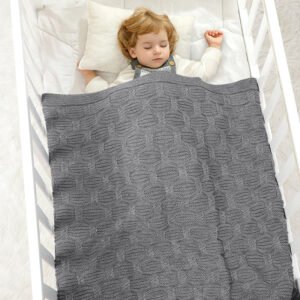 Mimixiong Baby Crochet Knitted Bedding Cover Blanket Mimixiong