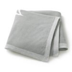 Baby Knitted Hand Pattern Swaddle  Fleece Throw Blanket Mimixiong