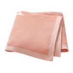 Baby Knitted Hand Pattern Swaddle  Fleece Throw Blanket Mimixiong