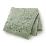 Pointelle Solid Color Newborn Baby Keepsake Knitted Blanket Mimixiong