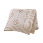 Solid Pure Cotton Babi Throw Blanket Low MOQ Custom Mimixiong