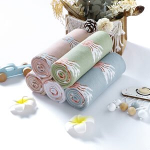 Animal Customized 100% Cotton Baby Security Blanket Mimixiong