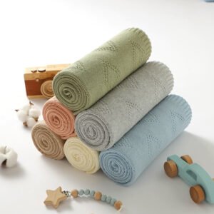 Wholesale High Quality Baby Travel Quilt Knitted Blanket Mimixiong
