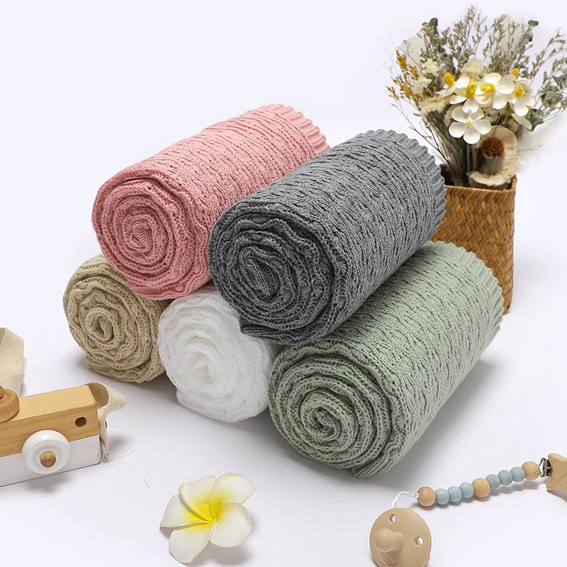 Throws Towel Blankets Ins Custom Knitted Blanket Mimixiong